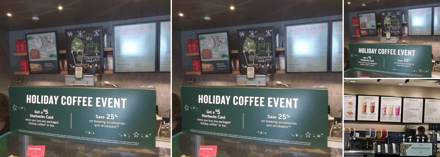Starbucks Coffee Company Menu