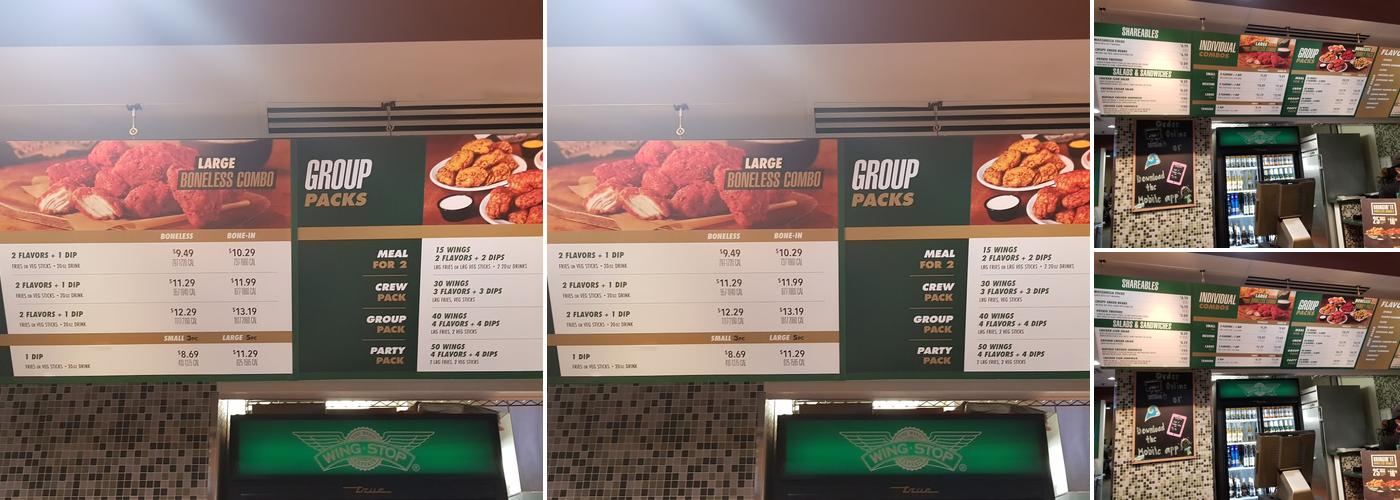 Wingstop Menu