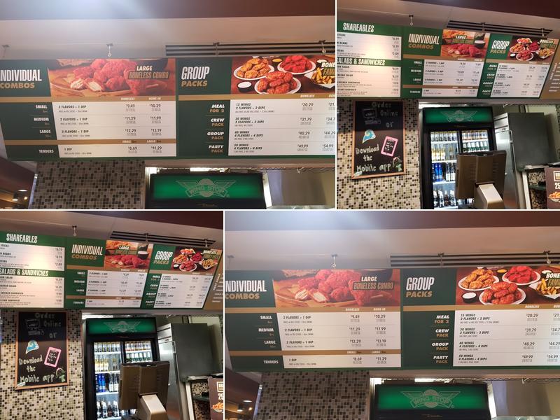 Wingstop Menu