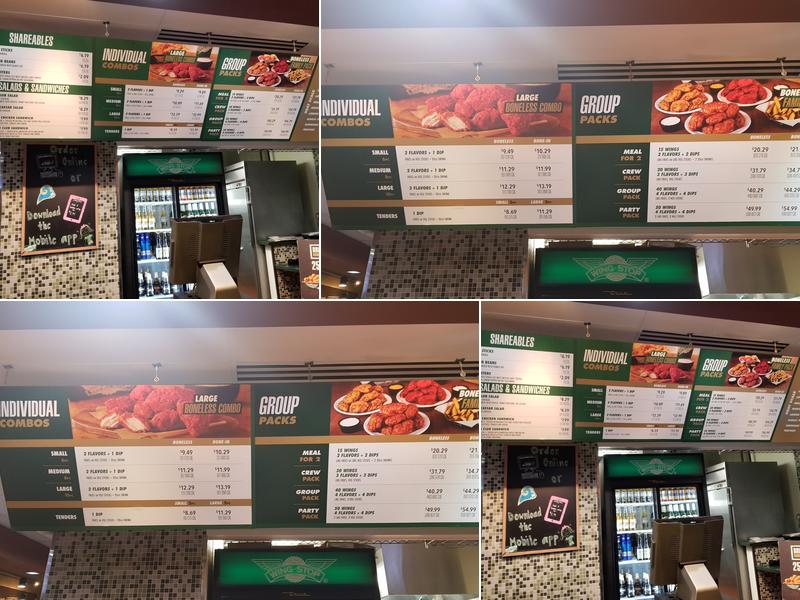 Wingstop Menu