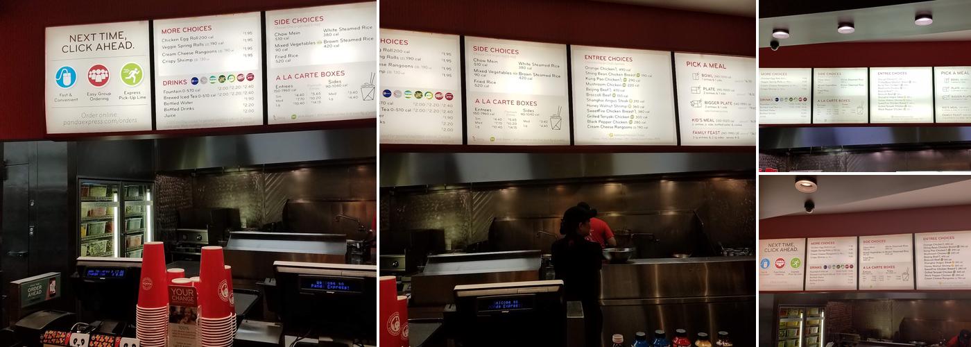 Panda Express Menu