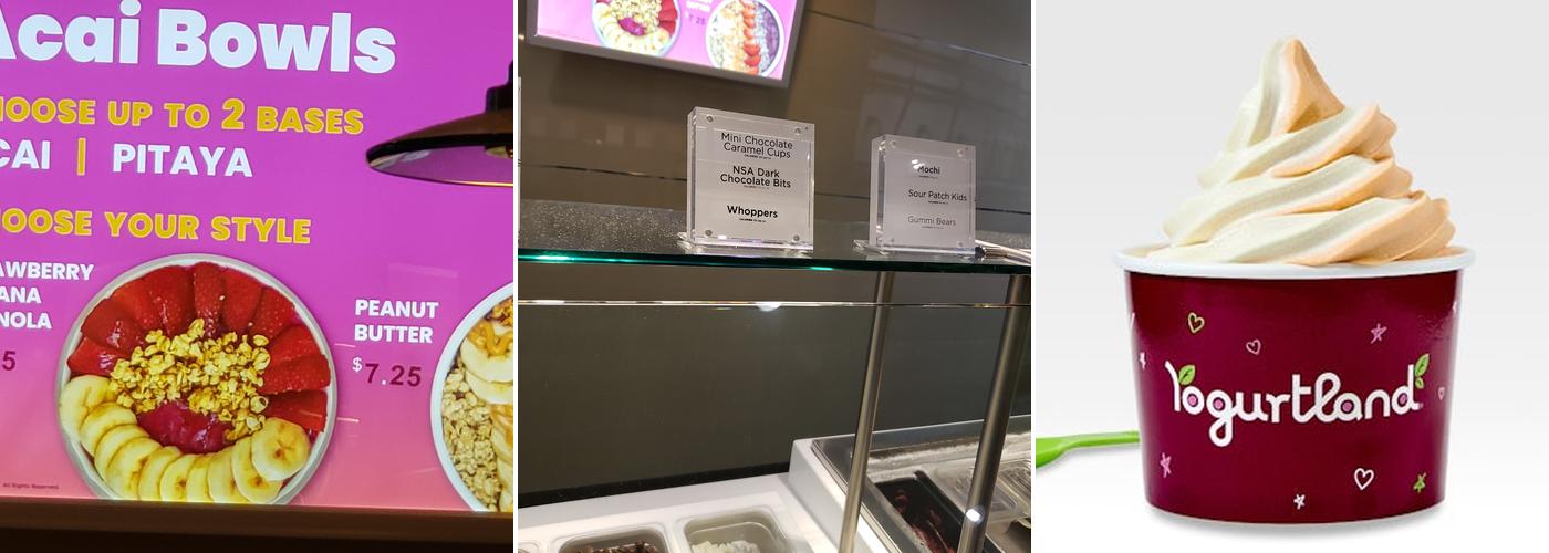 Yogurtland South Gate Menu