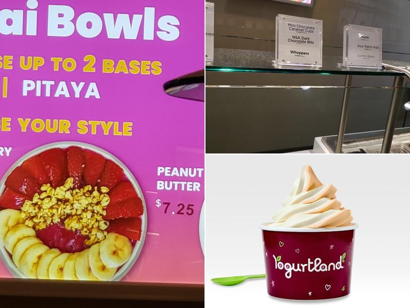 Yogurtland South Gate Menu