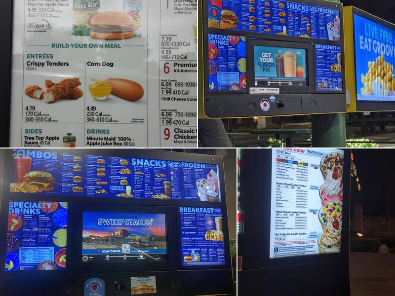 Sonic Drive-In Menu