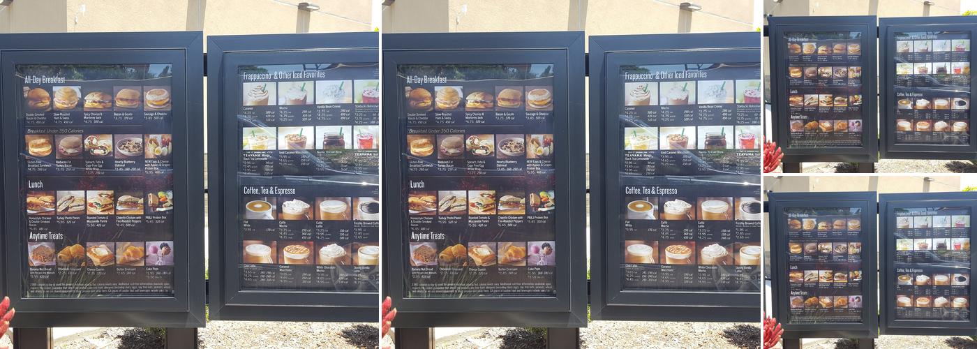 Starbucks Menu