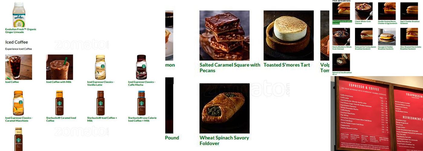 Starbucks Menu