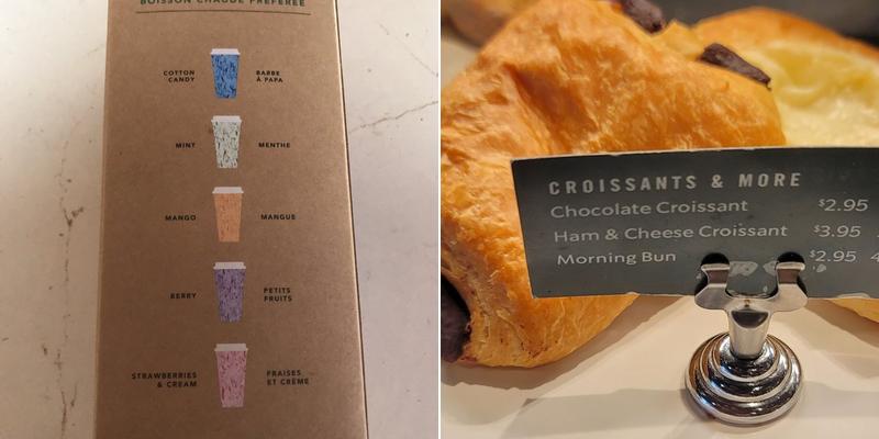 Starbucks Coffee Company Menu