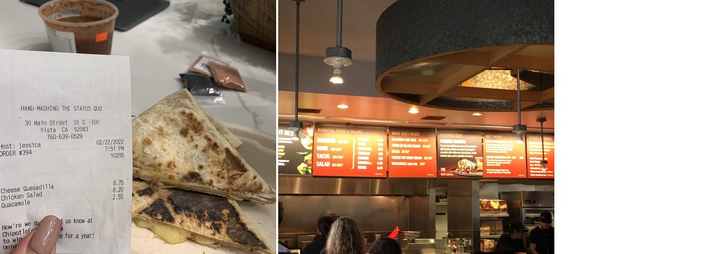 Chipotle Mexican Grill Menu