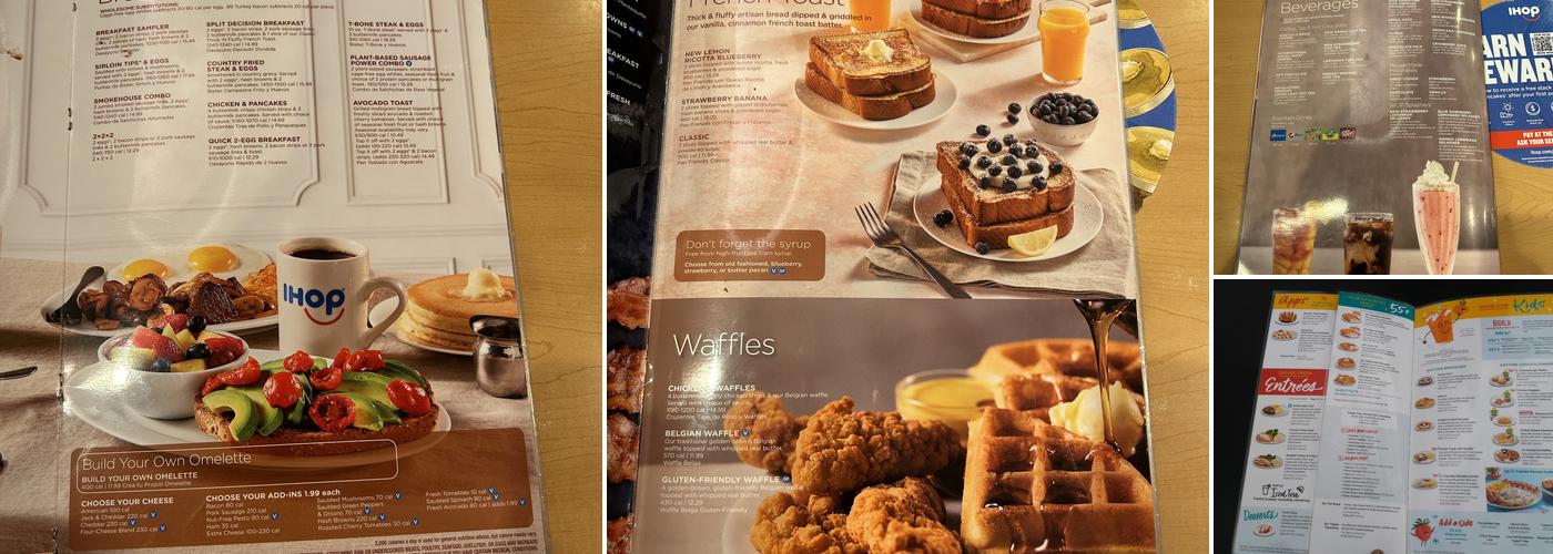 IHOP Menu