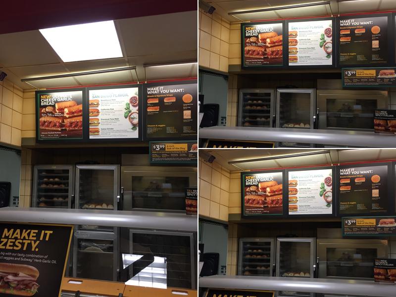 Subway Menu