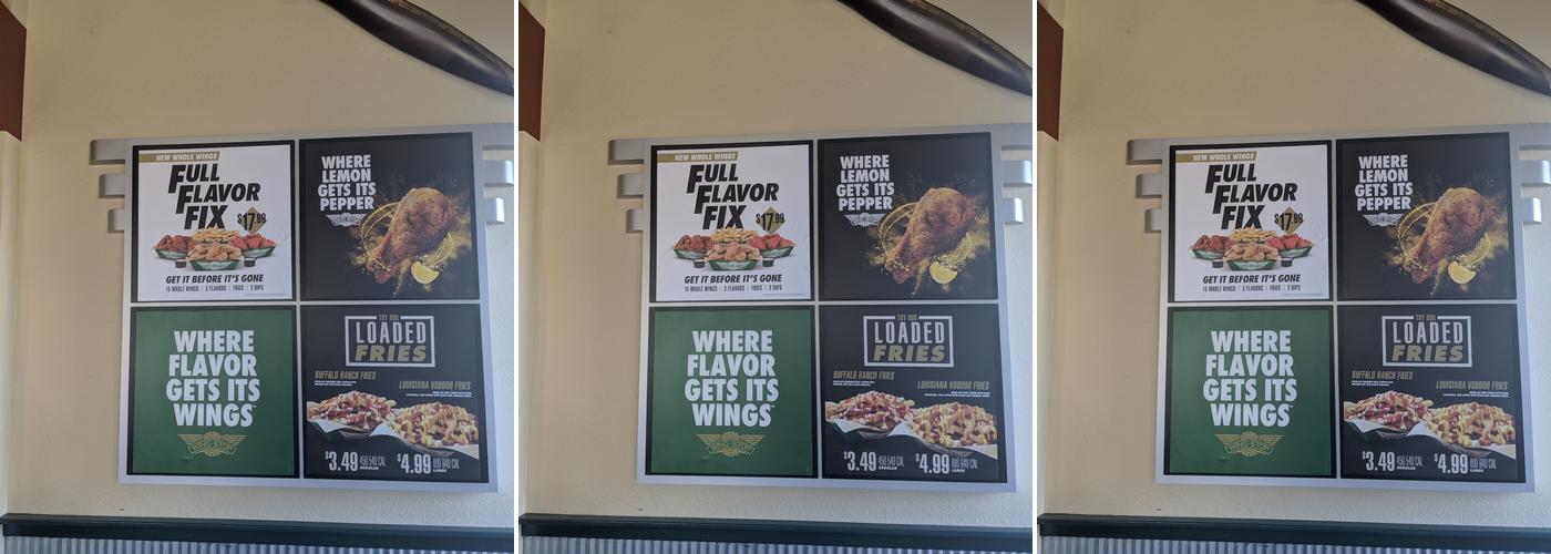 Wingstop Menu