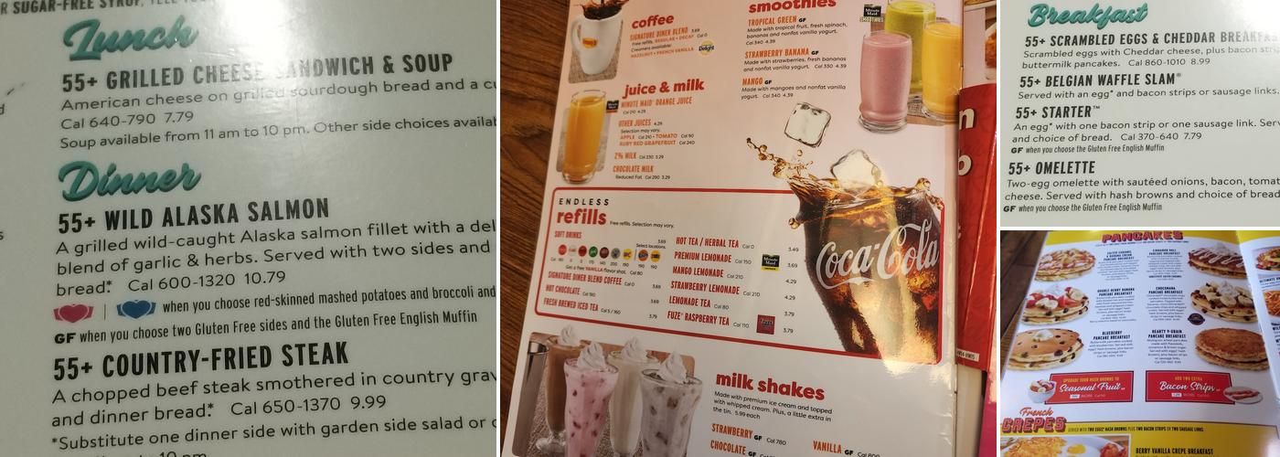 Denny's Restaurant Menu