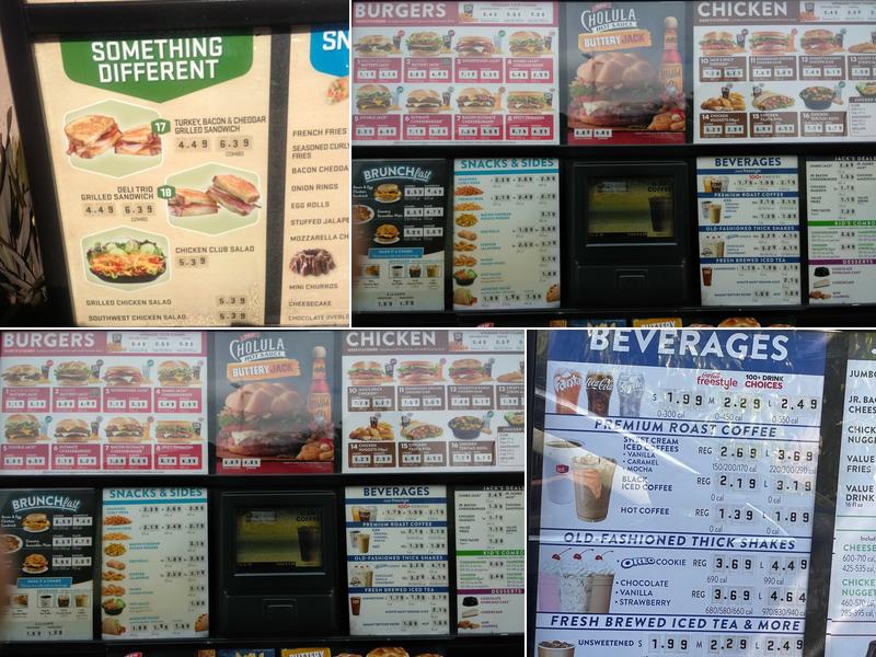 Jack In The Box Menu