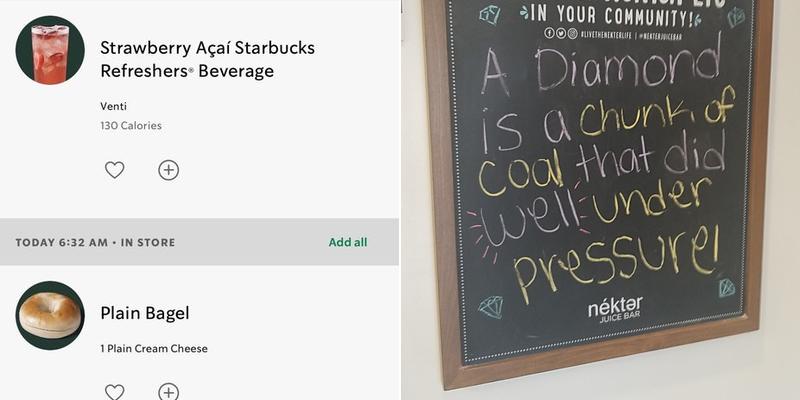 Starbucks Menu