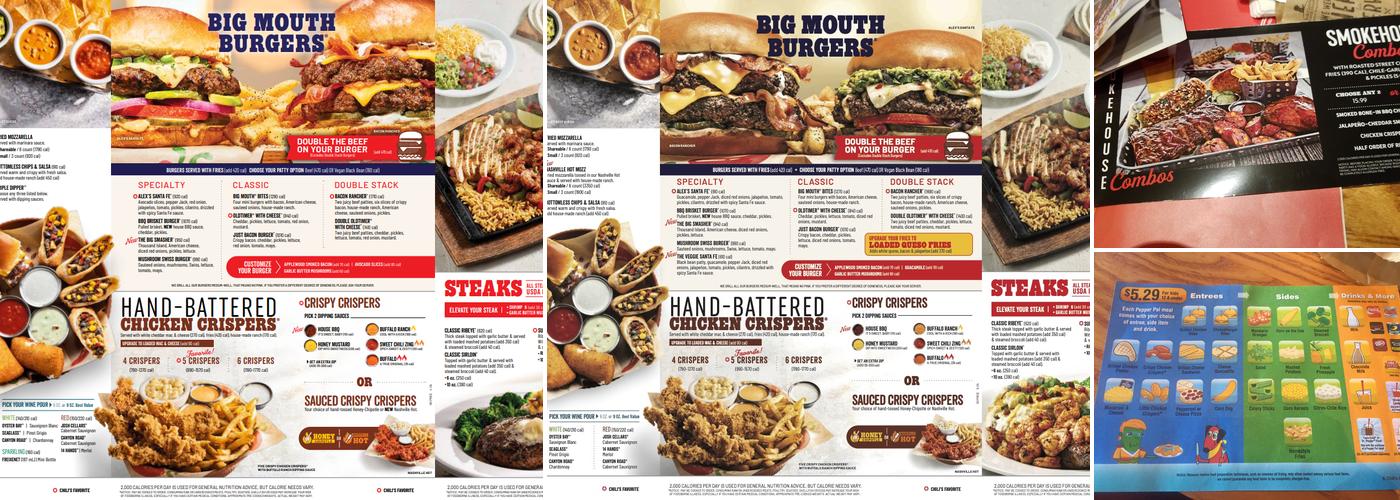 Chili's Grill & Bar Menu