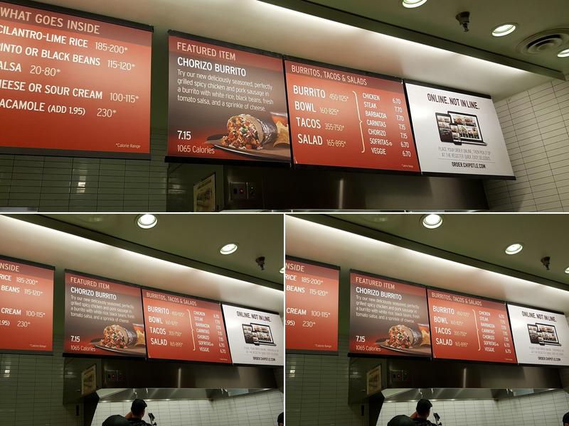 Chipotle Mexican Grill Menu