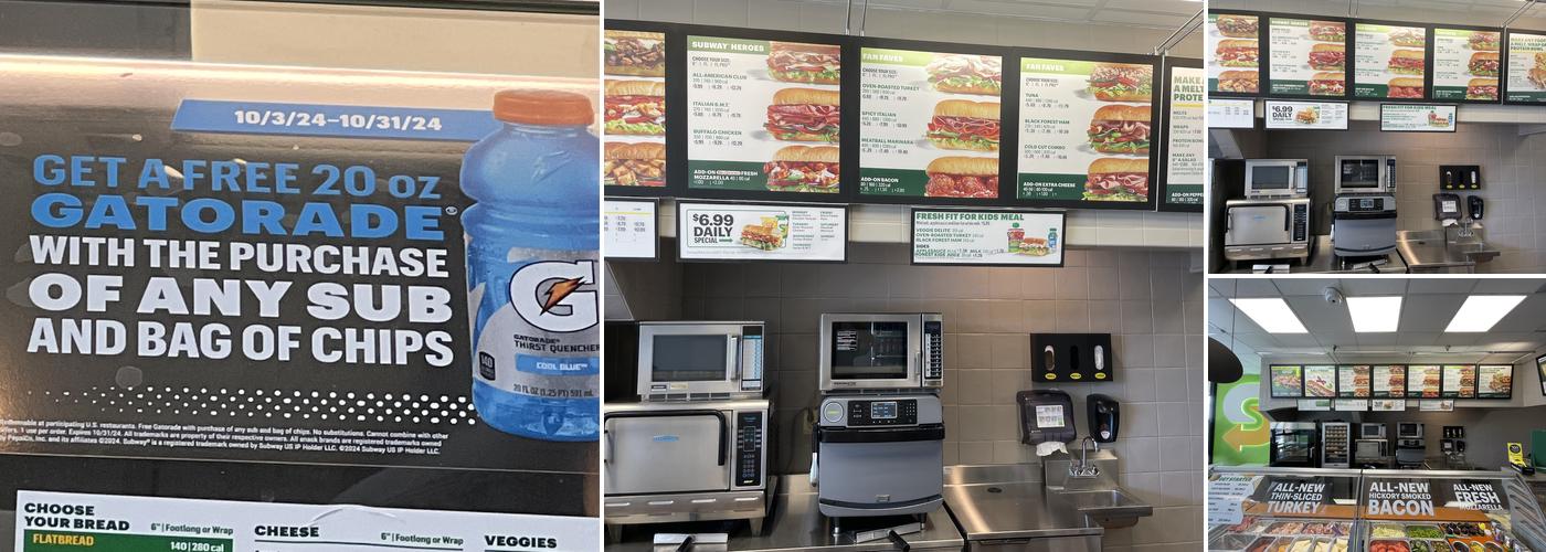 Subway Menu