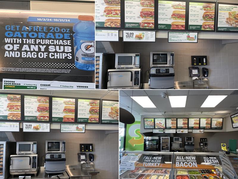 Subway Menu