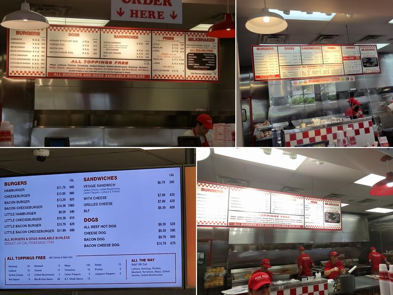 Five Guys Menu