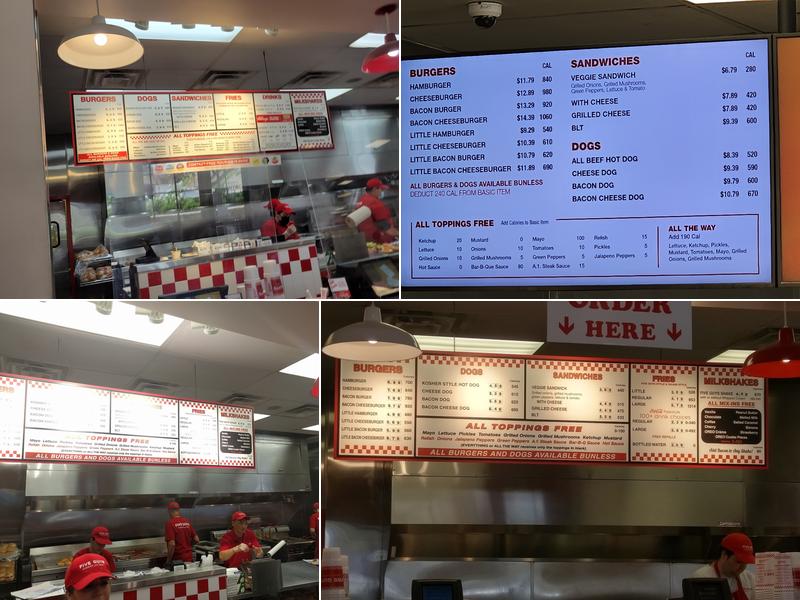 Five Guys Menu