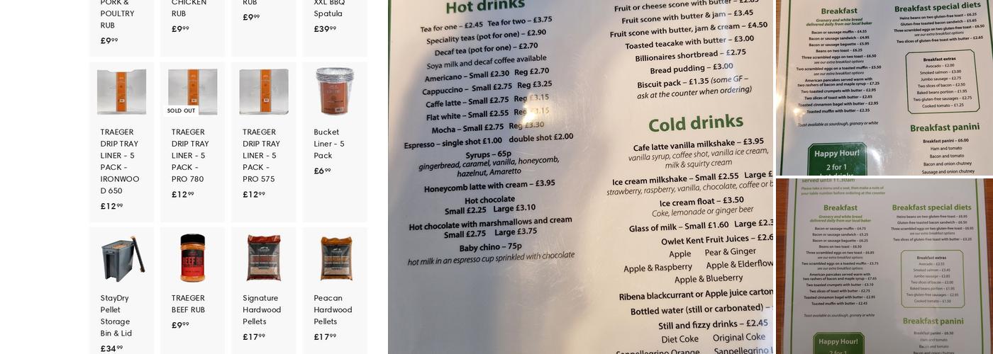 The Mulberry Tree Coffee Shop Menu