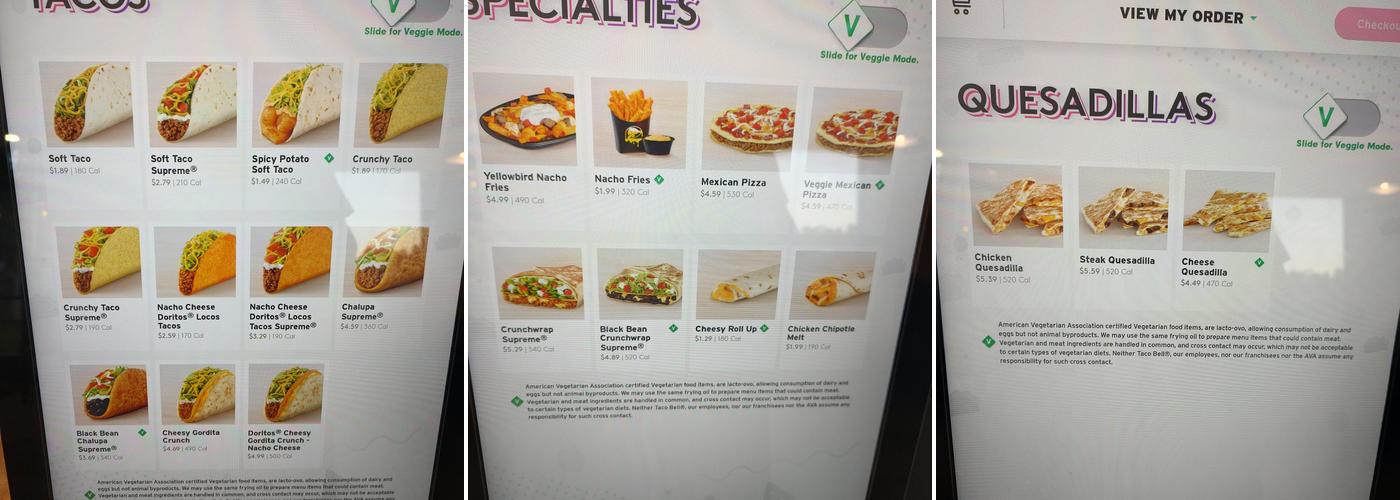 Taco Bell Menu
