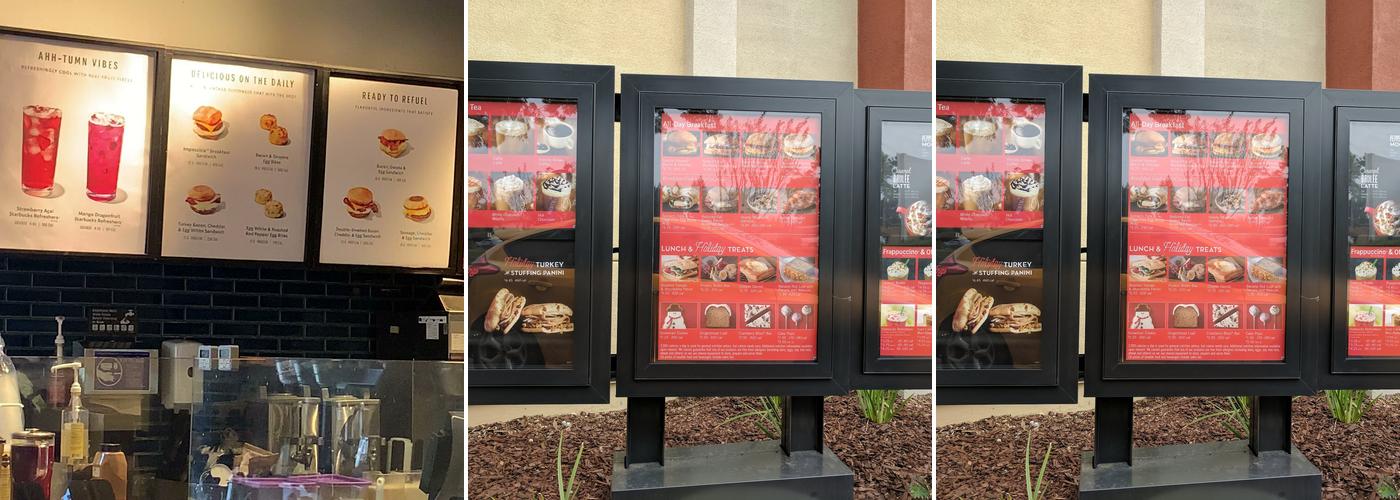 Starbucks Coffee Company Menu