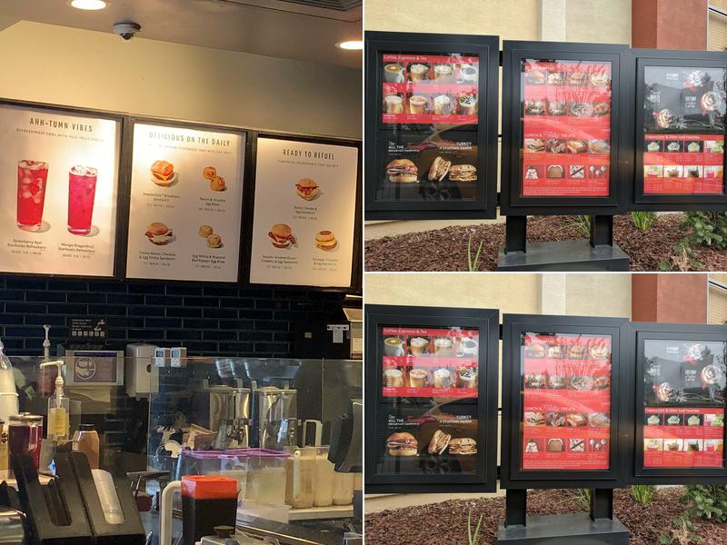 Starbucks Coffee Company Menu
