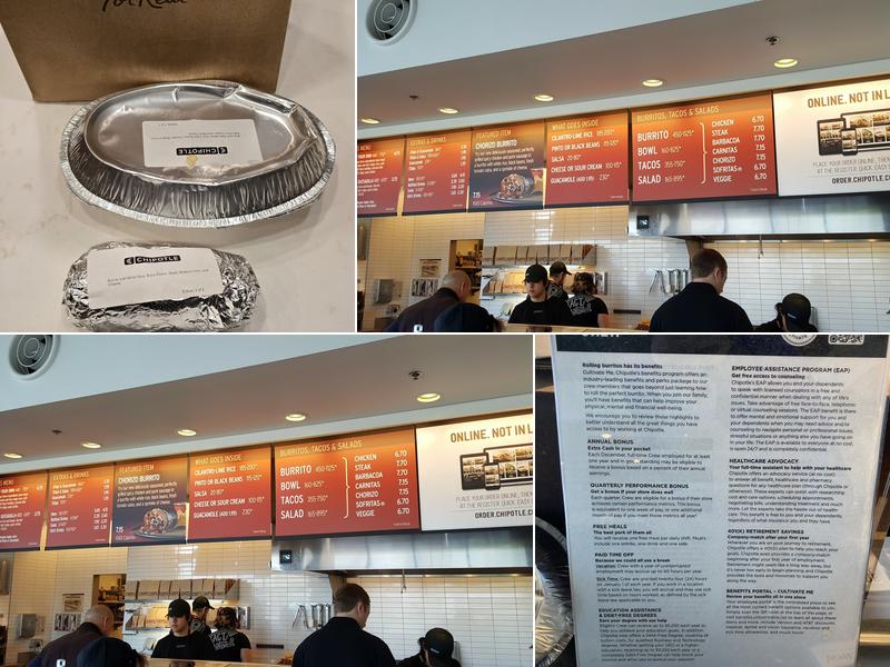 Chipotle Mexican Grill Menu