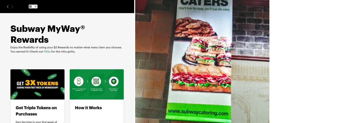 Subway Menu