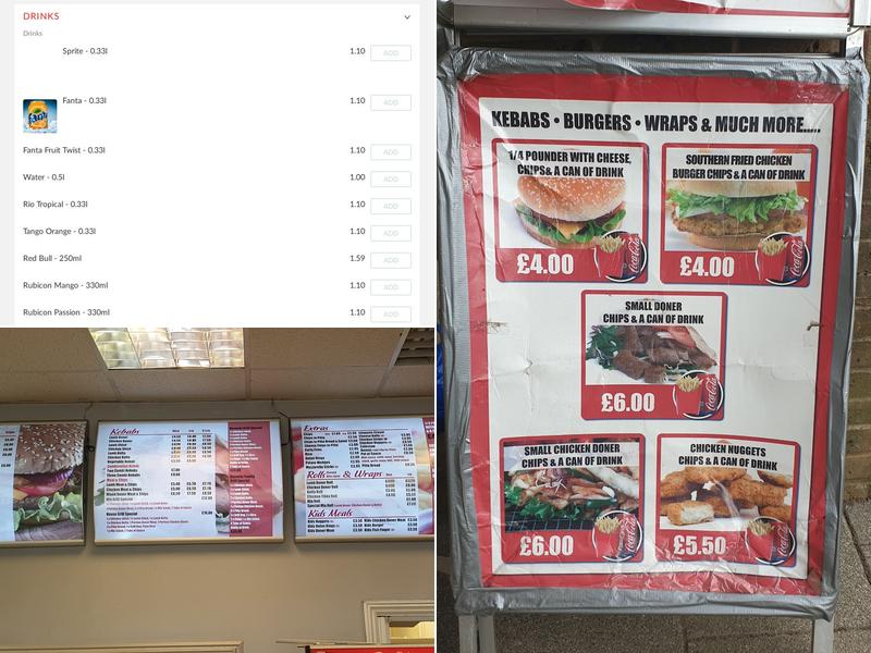 Al Naseeb Crawley Menu