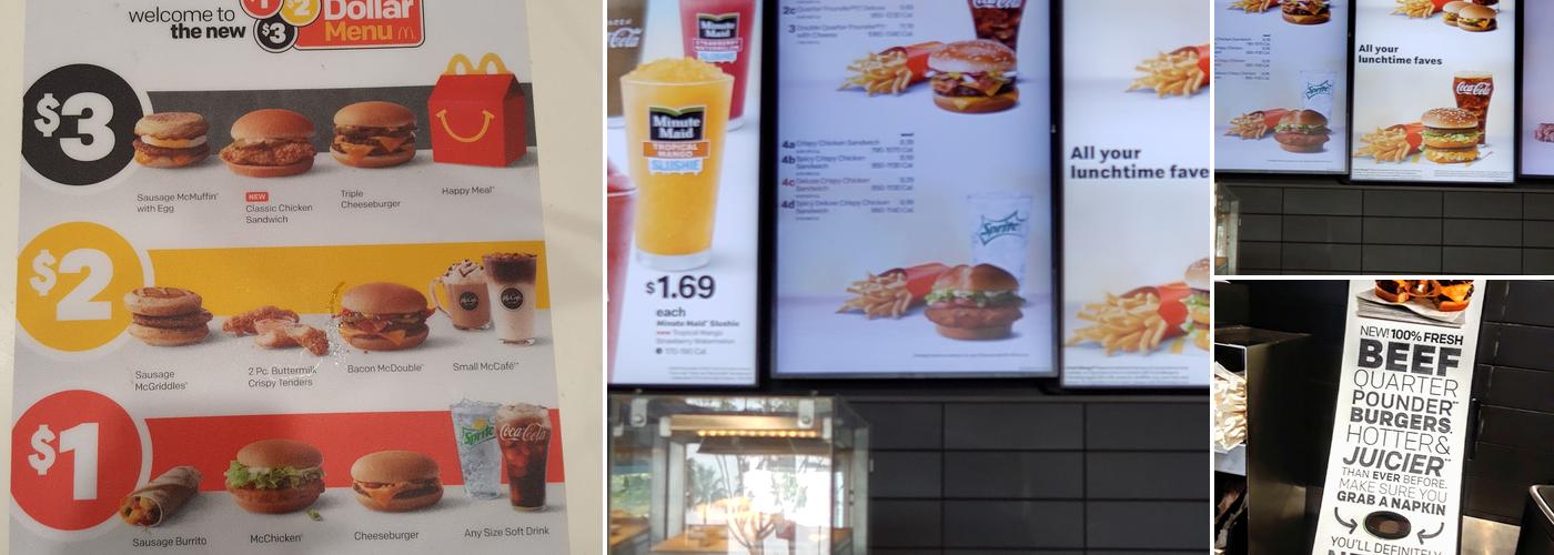 McDonald's Menu
