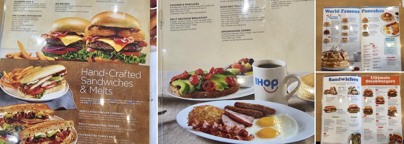 IHOP Menu