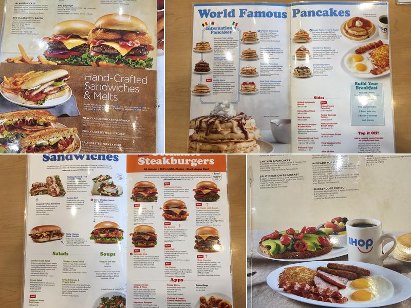 IHOP Menu