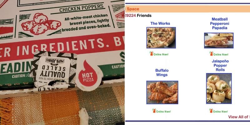 Papa Johns Pizza Menu