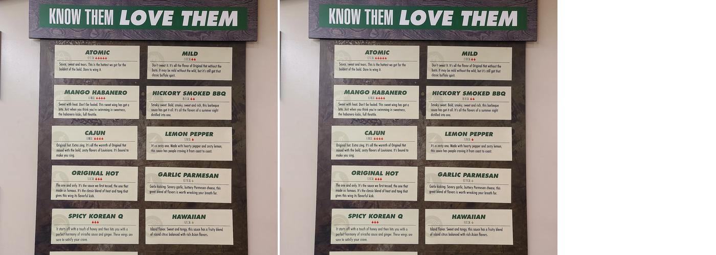 Wingstop Menu