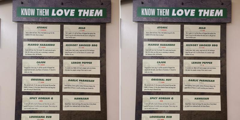 Wingstop Menu