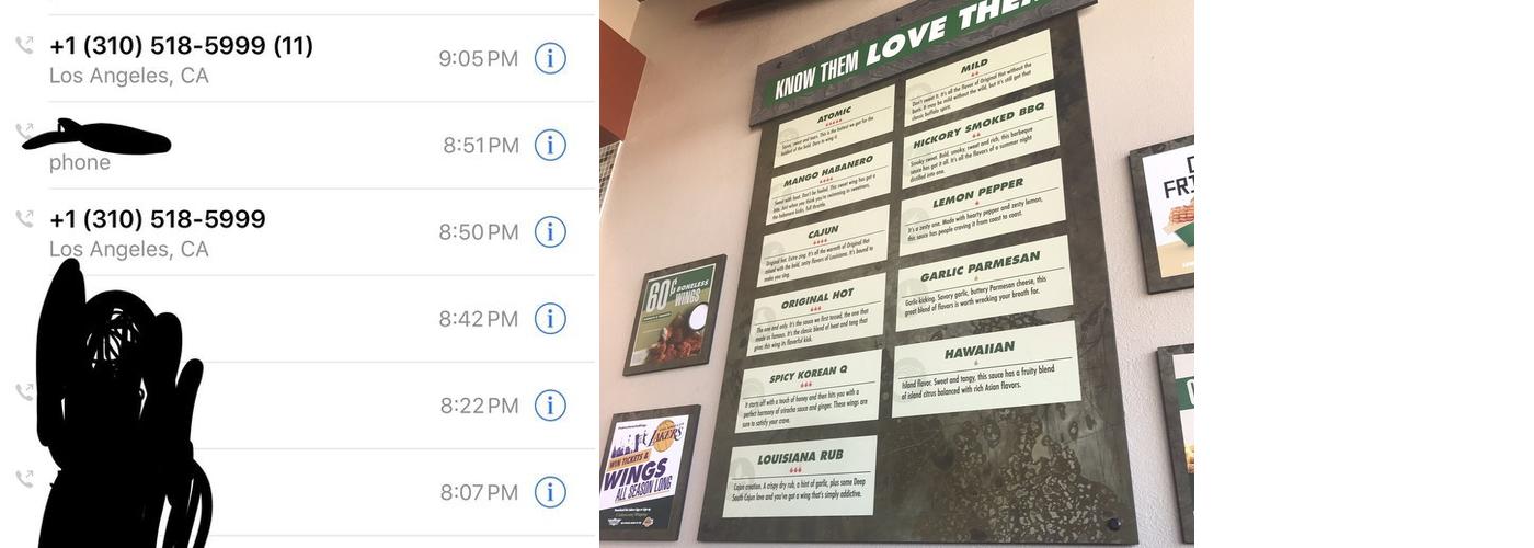 Wingstop Menu
