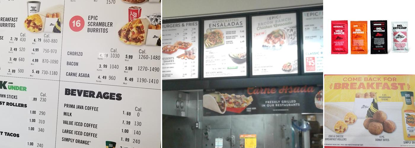 Del Taco Menu
