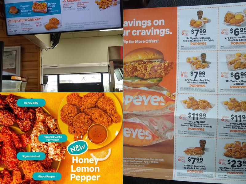 Popeyes Louisiana Kitchen Menu