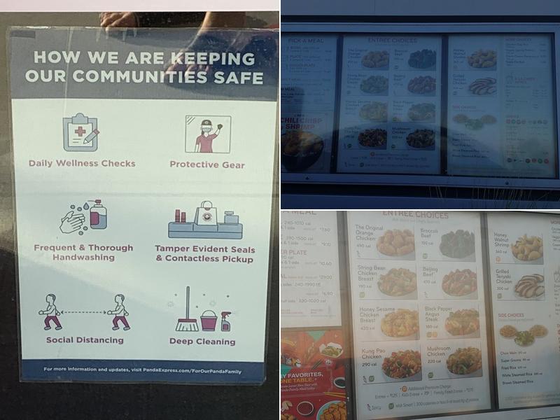 Panda Express Menu