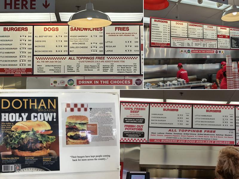 Five Guys Menu