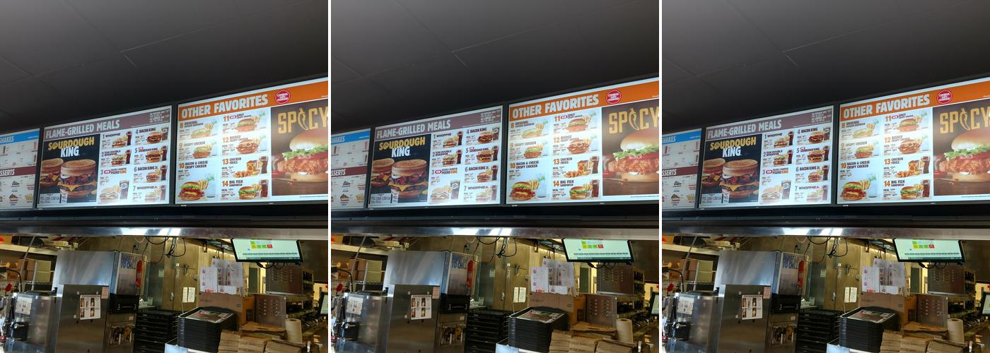 Burger King Menu