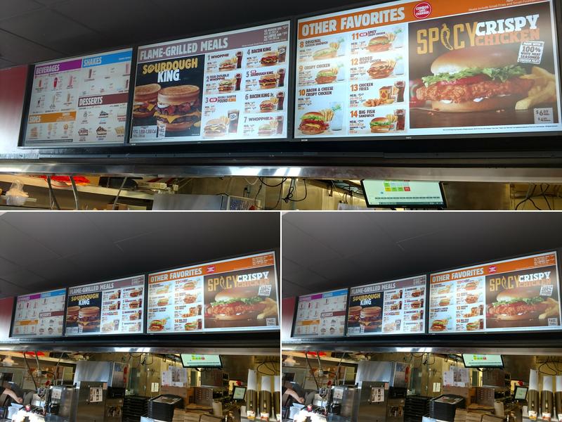 Burger King Menu