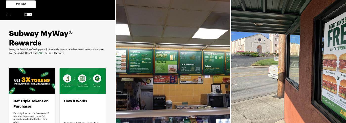 SUBWAY Menu