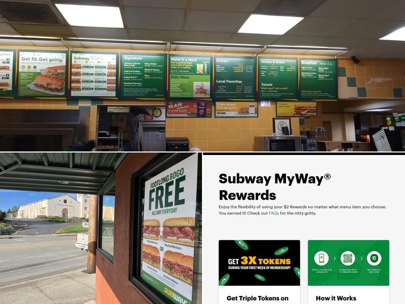 SUBWAY Menu