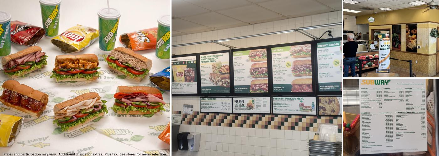 Subway Menu