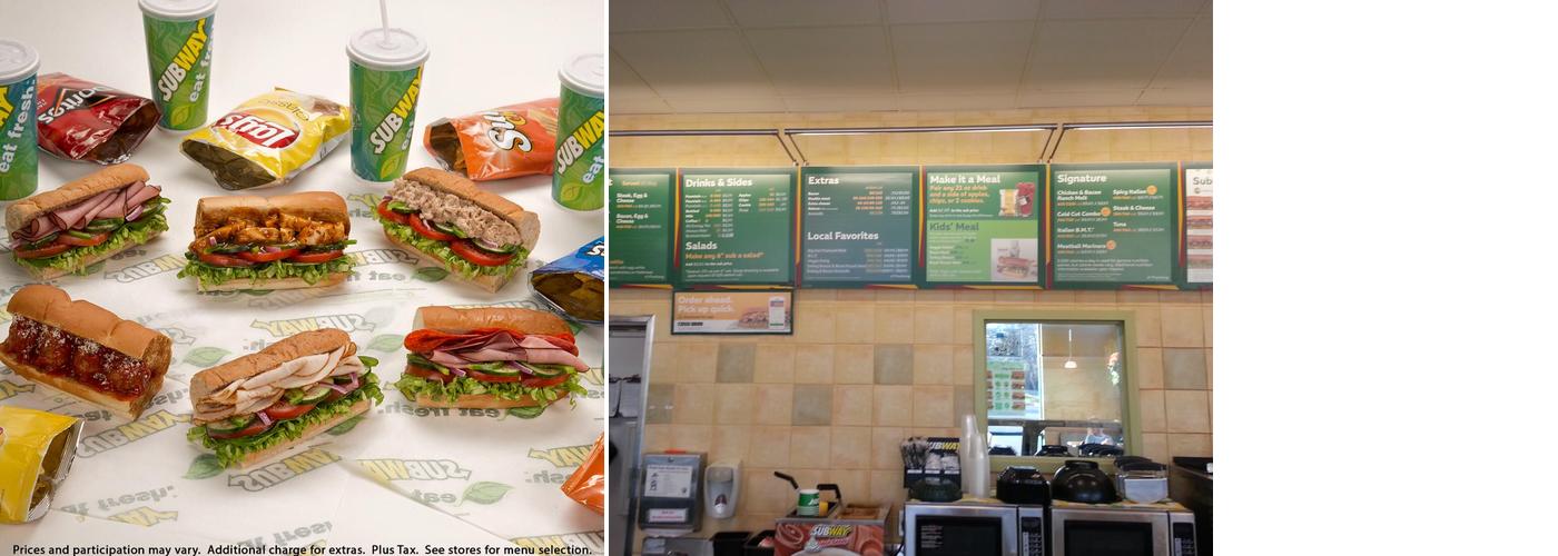 Subway Menu