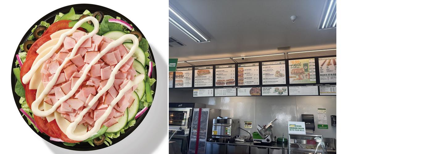 Subway Menu