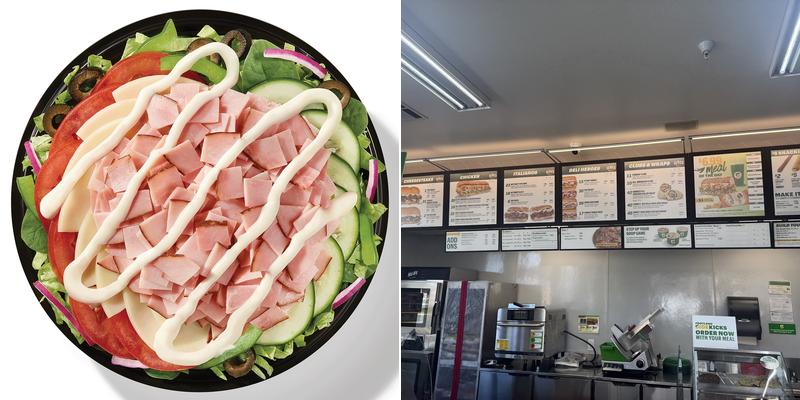 Subway Menu